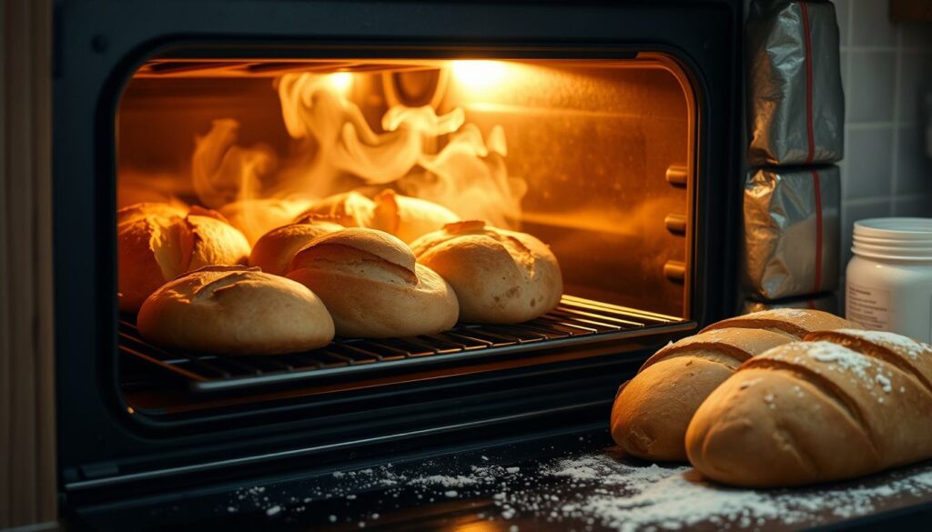 Brotbacken im Ofen